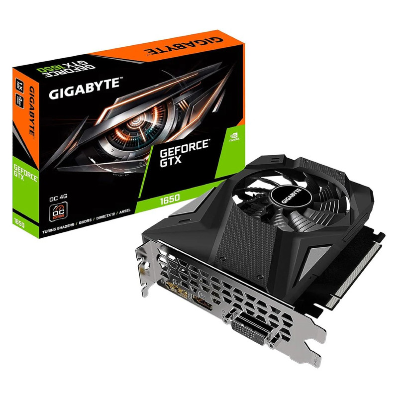 Gigabyte GeForce GTX 1650 D6 OC 4GB GDDR6 Graphics Card - كرت الشاشة